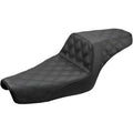 Saddlemen GelCore Step-Up Lattice Stitch Seat for Sportster 04-20 w/3.3 Gallon