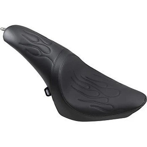 Drag Specialties 0802-0468 Predator Seat Flame Stitch for 00-05 Fxst 00-17 Flst