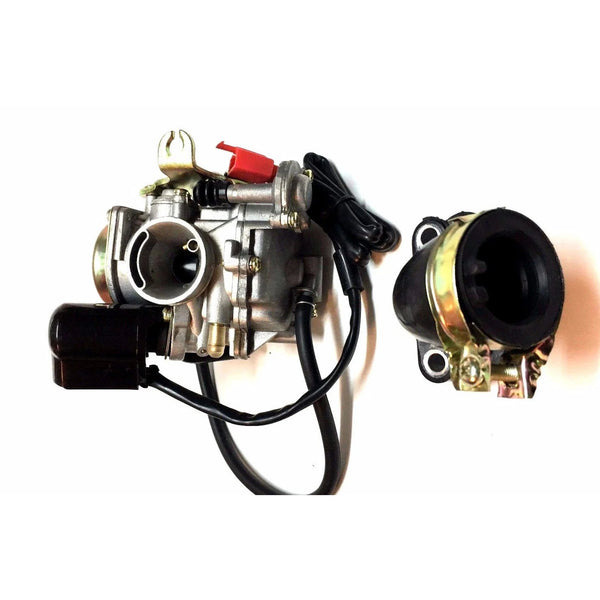 20MM Aimex 50CC 50 Carburetor & Intake Manifold Boot Scooter Moped Carb New