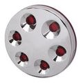 V-Twin 42-0108 Chrome 3-D Derby Cover for 70-98 Big Twin Evo