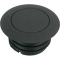 Drag Specialties 0703-0327 Wrinkle Black Pop-Up Gas Cap Left Hand Non-Vented