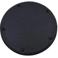 Drag Specialties 1107-0661 Wrinkle Black Derby Cover for Harley M8 Softail