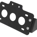 V-Factor 13129 Black License Plate Bracket Side Mount for Harley Custom Softail
