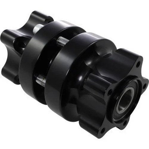 Arlen Ness 71-600 Dual Disc Cartridge Hub- Front - Black - '08 - 22 Touring