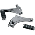 Kuryakyn 4353 Chrome Adjustable Passenger Pegs Harley FLHT/FLHR 10-19 Fltr 11-13