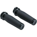 Kuryakyn 5941 Satin Black Thresher Hand Grips For Harley 1" Cable Operated 96-22