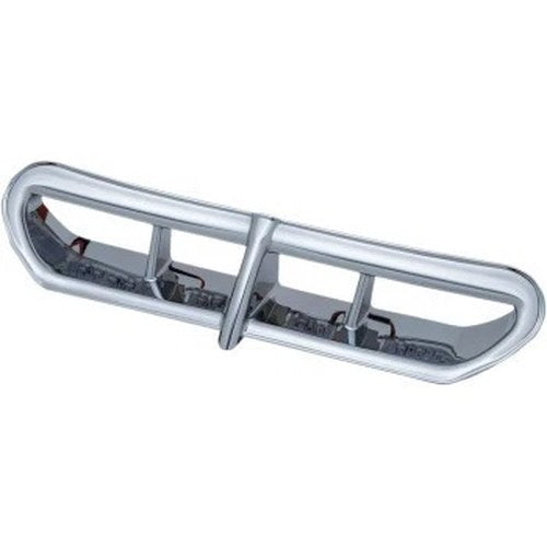 Kuryakyn 5053 Chrome Fairing Vent w/LED for Harley Batwing Touring 14-23