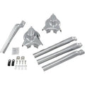 Kuryakyn 7815 Chrome Swingarm Covers/Phantom Covers for 08-17 Softail