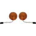 Custom Dynamics PB-AA-JAE-A Amber ProBEAM Halo Front Turn Signals Jae for Cvo