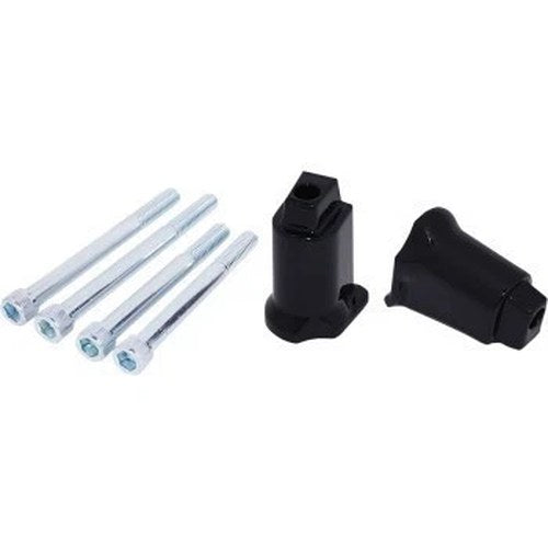 Drag Specialties 1621-1007 Gloss Black Passenger Floorboard Mounts