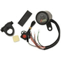 Drag Specialties 2210-0420 Black 1-7/8" Mini Programmable Electronic Speedometer