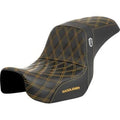 Saddlemen SC80604GOL Pro Series Sdc Performance Grip Seat-Gold Stitch-Dyna 06-17