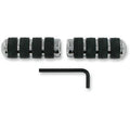 Kuryakyn 7964 Chrome Iso Small Passenger Size Without Adapters / Mounts