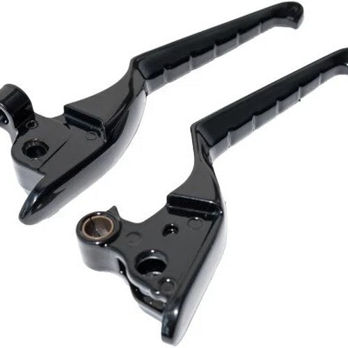 Kuryakyn 10056-2 Black Enygma Clutch & Brake Levers Set - 08-13 Harley Touring