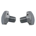 V-Twin 24-0184 Chrome Fork Tube Caps Vented