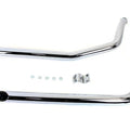 V-Twin 30-3102 Exhaust Drag Pipe Set with Short Black Slash Tips