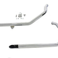 V-Twin 30-3104 Wyatt Gatling Exhaust Drag Pipe Set With Black Slash Tips