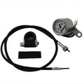 V-Twin 39-0368 Deco Mini 48mm Speedometer Kit with 2:1 Ratio