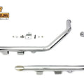 V-Twin 30-0071 Wyatt Gatling Exhaust Drag Pipe Set Slash Cut