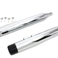 V-Twin 30-3183 Muffler Set with Black Hollow Point End Tips