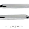 V-Twin 30-1413 4" Muffler Set with Chrome Long Type Tapered End Tips