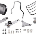 V-Twin 50-0026 Chrome Sissy Bar and Rack