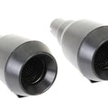 V-Twin 30-1367 Grenade Muffler Set Black