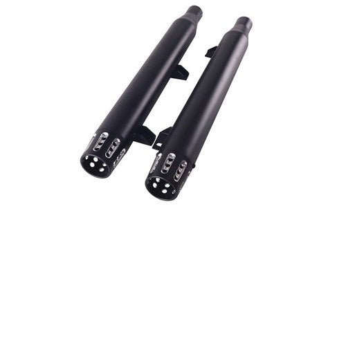 V-Twin 30-0661 Indian Slip On Muffler Set Black