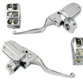 V-Twin 22-0583 Chrome Handlebar Control Kit with Hydraulic Clutch