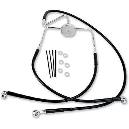 Drag Specialties 1741-2520 Stainless Steel Front Brake Line Kit 98-07 FLHR/FLTR