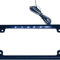 Custom Dynamics Black LED Tag Light License Plate Frame for Harley & Honda