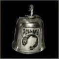 Pewter Motorcycle Gremlin Bell Pow Mia US Military Made in the Usa