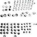 Drag Specialties 2401-0698 Chrome Standard Bolt Cover Kit for Touring 09-16