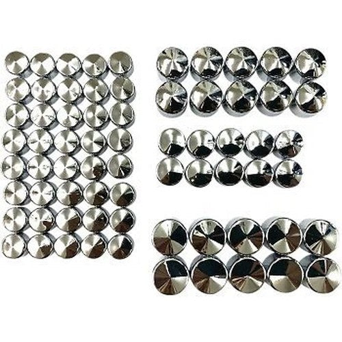 Chrome Bolt Cover Kit for Harley M8 17-21 Motor / Engine Only