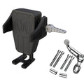 Ciro 55310 Black Gen 2 Cybercharger Phone Holder with Chrome Offset Perch Mount