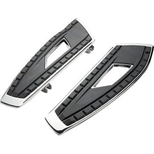 Ciro 61700 Chrome Chicane Driver Floorboards for Harley Touring & Softail