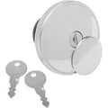 Drag Specialties 0703-0229 Left Hand Screw-In Locking Gas Cap — Non-Vented