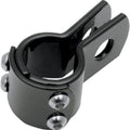 Drag Specialties 2404-0482 Black 1-1/8" Three-Piece Clamp for Frame Highway Bar