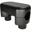 LA Choppers Flat Black Hefty 1-1/2" Riser & Top Clamp Kit for 1-1/4" Handlebars