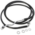 Drag Specialties 1741-4507 Extended Length Black Vinyl Brake Line Kit +6"