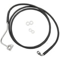 Drag Specialties 1741-4508 Extended Length Black Vinyl Brake Line Kit +8"