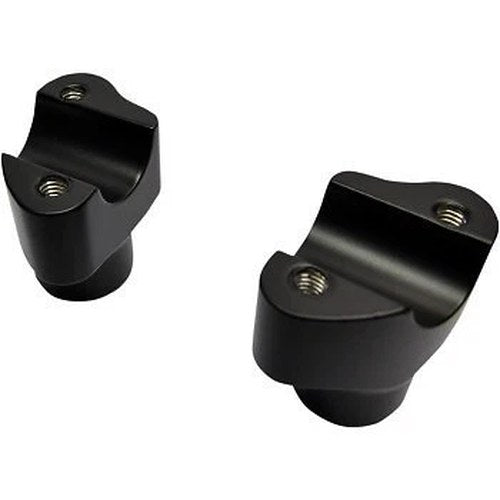 Drag Specialties 0602-0809 Flat Black 1-1/2" Risers for 1" Harley Application