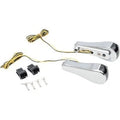Alloy Art Chrome Smoke/Amber LED Front Turn Signal Kit for Road Glide 98-13