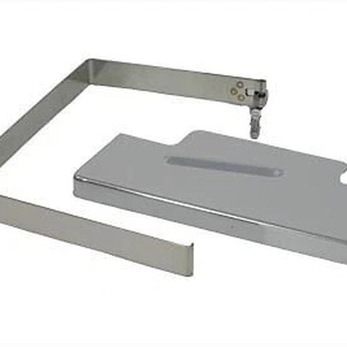 V-Twin 42-5519 Chrome Battery Top Cover & Stainless Strap Kit Sportster 97-03
