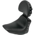 Saddlemen 806-15-0031 Heels Down Solo Seat Studded w/ Backrest for 06-17 Flstc