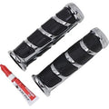 Kuryakyn 6372 Chrome Kinetic Iso Hand Grips for 1" Motorcycle Application