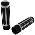 V-Factor 42091 Chrome Split Rail Hand Grips for Harley Electronic Throttle Tbw