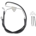 Drag Specialties 1741-2518 Front +8" Extended Length Black Vinyl Brake Line Kit