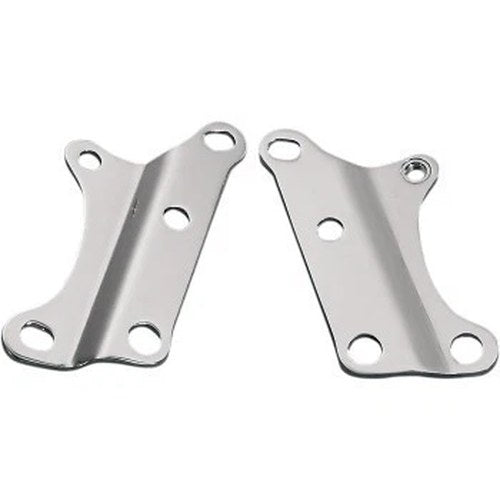 Drag Specialties Chrome Front Engine Mount Plates for Sportster Late 84 - 03