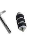 V-Twin 21-2025 Chrome Standard Length Iso Anti-Vibe Shifter Peg for Harley